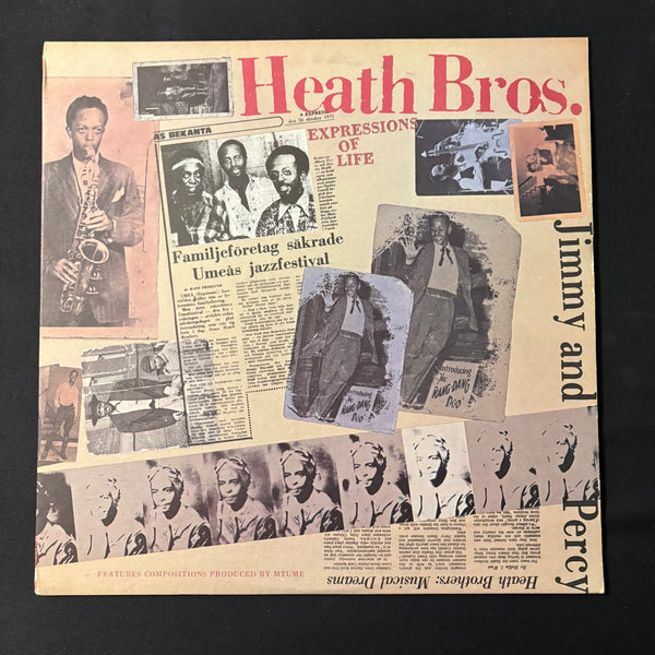 LP Heath Brothers 'Expressions Of Life' (1981) VG+/VG+ jazz vinyl record