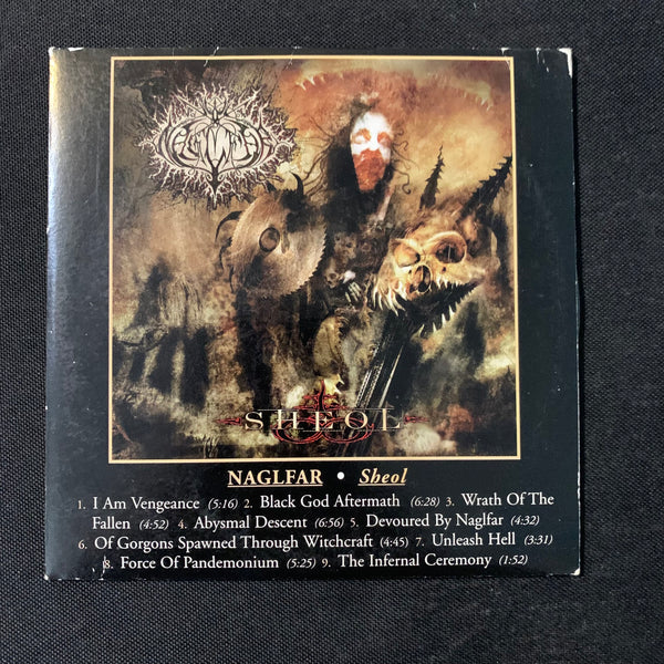 CD Naglfar 'Sheol' (2003) US Century Media promo sleeve black metal