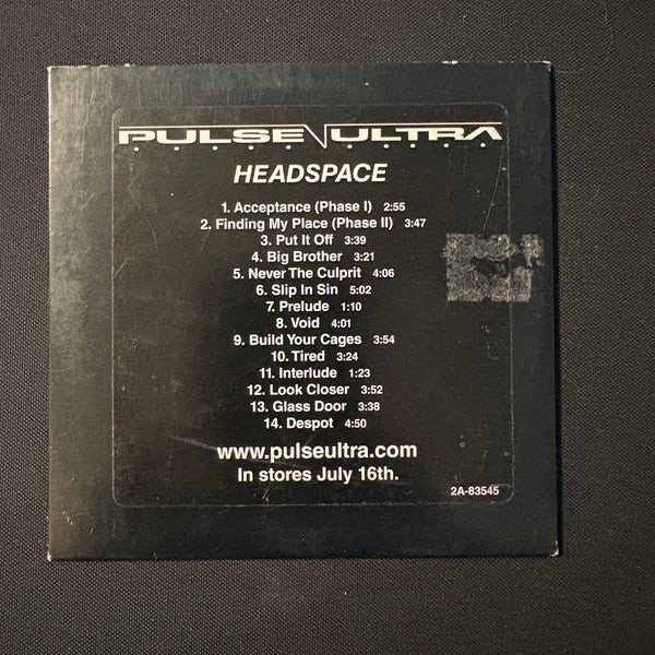 CD Pulse Ultra 'Headspace' (2002) advance promo nu-metal Atlantic