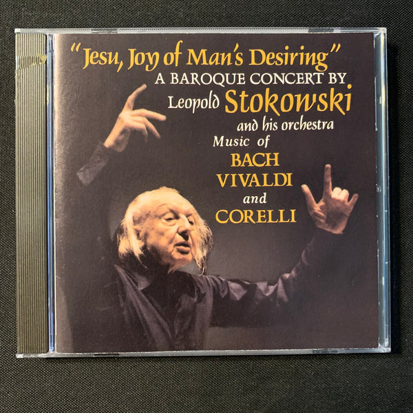 CD Leopold Stokowski and His Orchestra 'Jesu Joy of Man's Desiring' baroque concert (1988) Vanguard