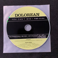 CD Dolorean 'You Can't Win' (2007) promo disc no inserts Yep Roc