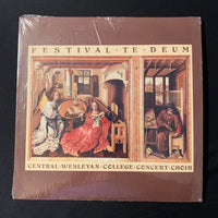 LP Central Wesleyan College Concert Choir 'Festival Te Deum' (1979) VG+/VG+ private label