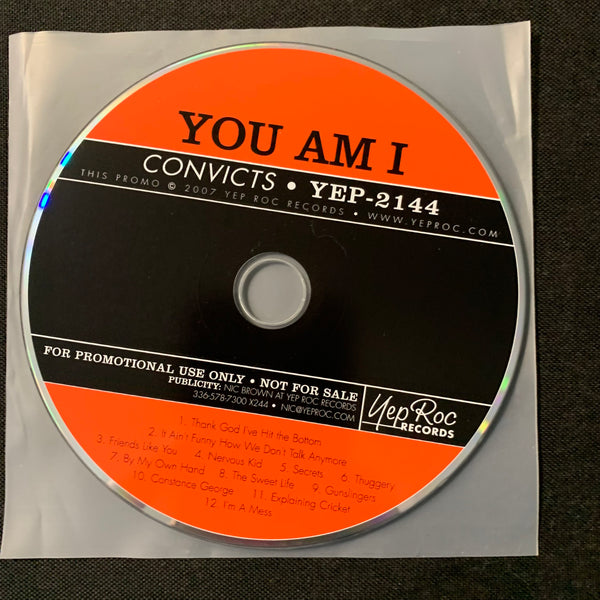 CD You Am I 'Convicts' (2007) promo disc no inserts Yep Roc