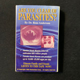 CASSETTE Dr. Ross Anderson 'Are You Clear Of Parasites?' (1996) hookworms