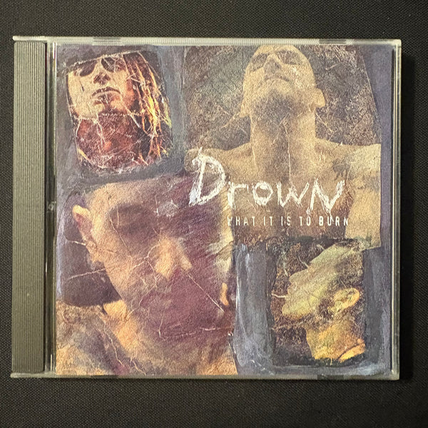 CD Drown 'What It Is To Burn' (1994) promo remix single industrial 90s metal