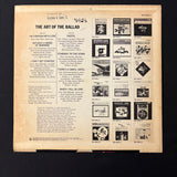 LP The Art of the Ballad (1966) VG+/VG jazz vinyl record Stan Getz, Dizzy Gillespie, Oscar Peterson