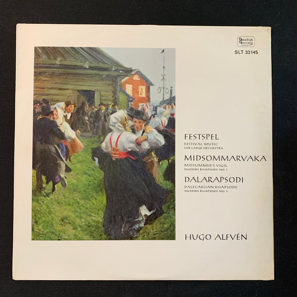 LP Hugo Alfven 'Festspel, Midsommarvaka, Dalarapsodi' Swedish classical music VG+/VG+ vinyl record