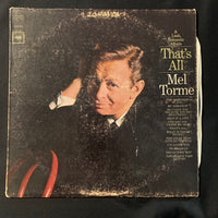 LP Mel Torme 'A Lush, Romantic Album, That's All' (1965) VG/G+ jazz pop vocal vinyl record