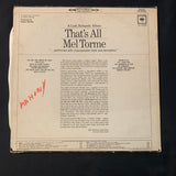 LP Mel Torme 'A Lush, Romantic Album, That's All' (1965) VG/G+ jazz pop vocal vinyl record