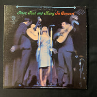 LP Peter Paul and Mary 'In Concert' (1964) double vinyl record gatefold VG+/VG