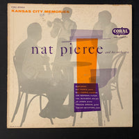LP Nat Pierce and His Orchestra 'Kansas City Memories' (1957) VG/G+ jazz record vinyl