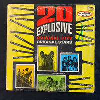 LP K-Tel 20 Explosive Hits (1971) VG/VG vinyl record The Who, Mungo Jerry, Canned Heat