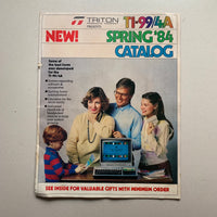 TI 99/4A Triton Products catalog Spring 1984 Texas Instruments mailorder