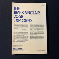 BOOK Tim Hartnell 'The Timex Sinclair 2068 Explored' (1984) programming coding retro computers