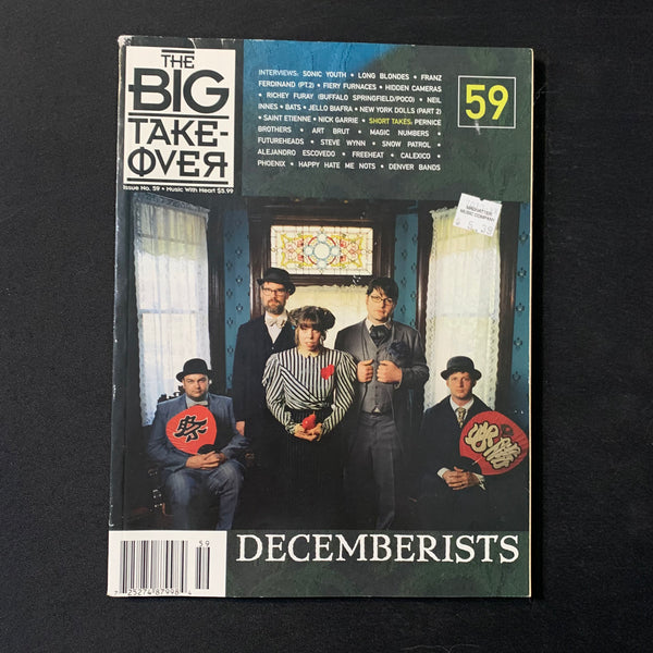 MAGAZINE Big Takeover #59 2006 Decemberists, Sonic Youth, Fiery Furnaces, Jello Biafra