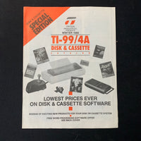 TI 99/4A Triton Products catalog Winter 1988 Special Edition Texas Instruments mailorder dealer