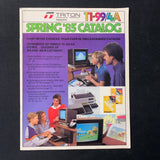 TI 99/4A Triton Products Spring 1985 Texas Instruments mailorder dealer