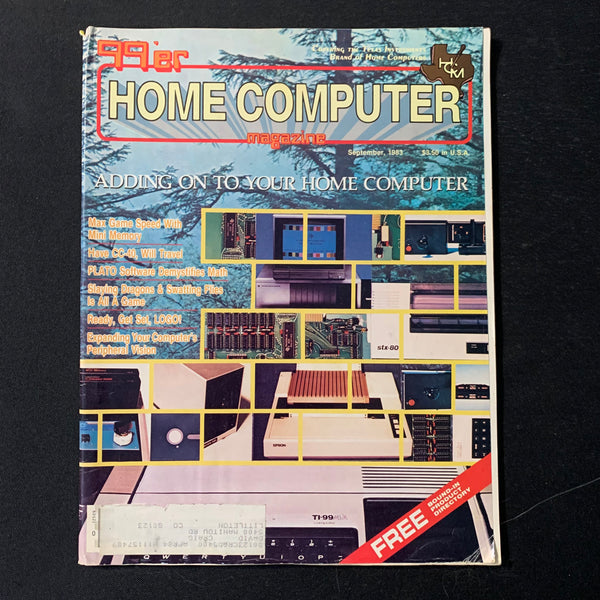 MAGAZINE 99'er Home Computer September 1983 TI 99/4A Texas Instruments