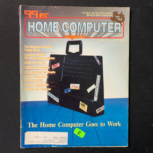 MAGAZINE 99'er Home Computer August 1983 TI 99/4A Texas Instruments