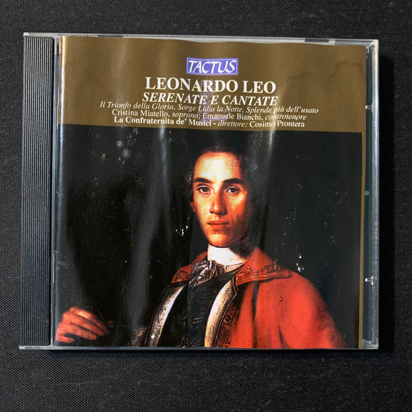 CD Leonardo Leo 'Sonate e Cantate' (2006) Cristina Miatello, Emanuele Bianchi damaged booklet