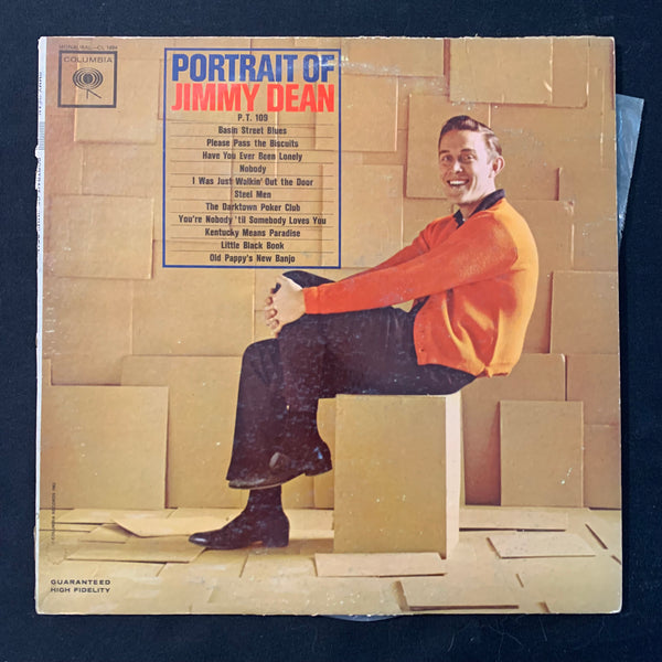 LP Jimmy Dean 'Portrait Of' (1962) VG+/VG vinyl record