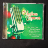 CD Christmas Treasures (1999) Nat King Cole, Bing Crosby, Dean Martin, Lou Rawls