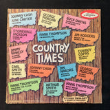 LP Country Times (1973) 2-record set as seen on TV Johnny Cash, Ray Price, Roy Clark VG/VG vinyl record