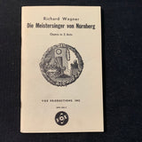 LP Wagner 'Die Meistersinger Complete' 5-record set opera Vox Chorus of the Dresden State Opera, Rudolf Kempe