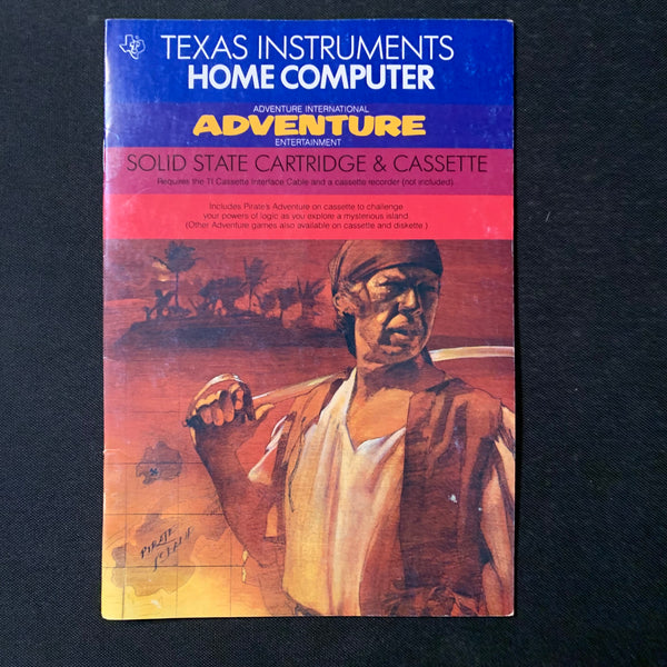 TI 99/4A Adventure (new style) instruction manual only Texas Instrumen ...