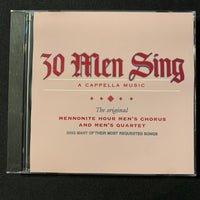 CD Mennonite Hour Men's Chorus and Men's Quartet '30 Men Sing' (1998) a cappella