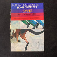 TI 99/4A Hopper instruction manual only Texas Instruments