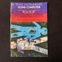 TI 99/4A M*A*S*H MASH instruction manual only Texas Instruments