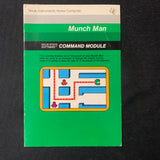 TI 99/4A Munch Man Munchman (old style) instruction manual only Texas Instruments