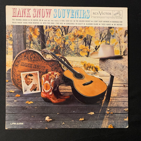 LP Hank Snow 'Souvenirs' (1961) VG/VG+ mono country vinyl record