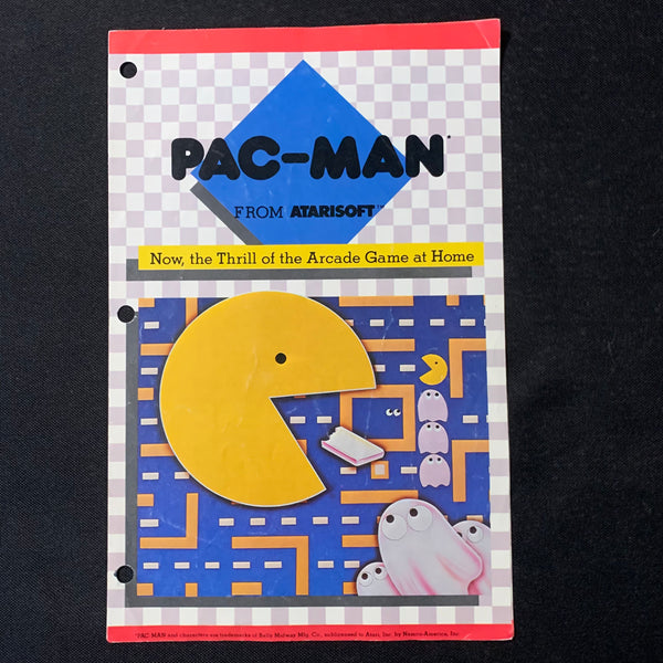 TI 99/4A Pac-Man Atarisoft instruction manual only Texas Instruments ...