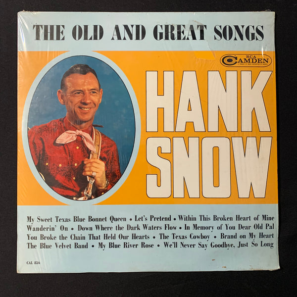LP Hank Snow 'The Old and Great Songs' (1964) VG+/VG+ vinyl record