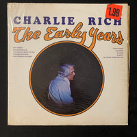 LP Charlie Rich 'The Early Years' (1974) Sun VG+/VG+ vinyl record