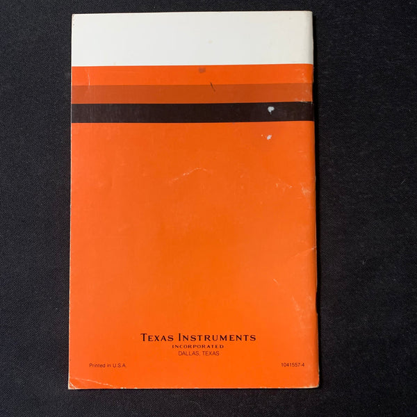 Texas Instrument Programming Toolkit TI 99/4A Programming Aids I (old style) instruction manual only Texas ...