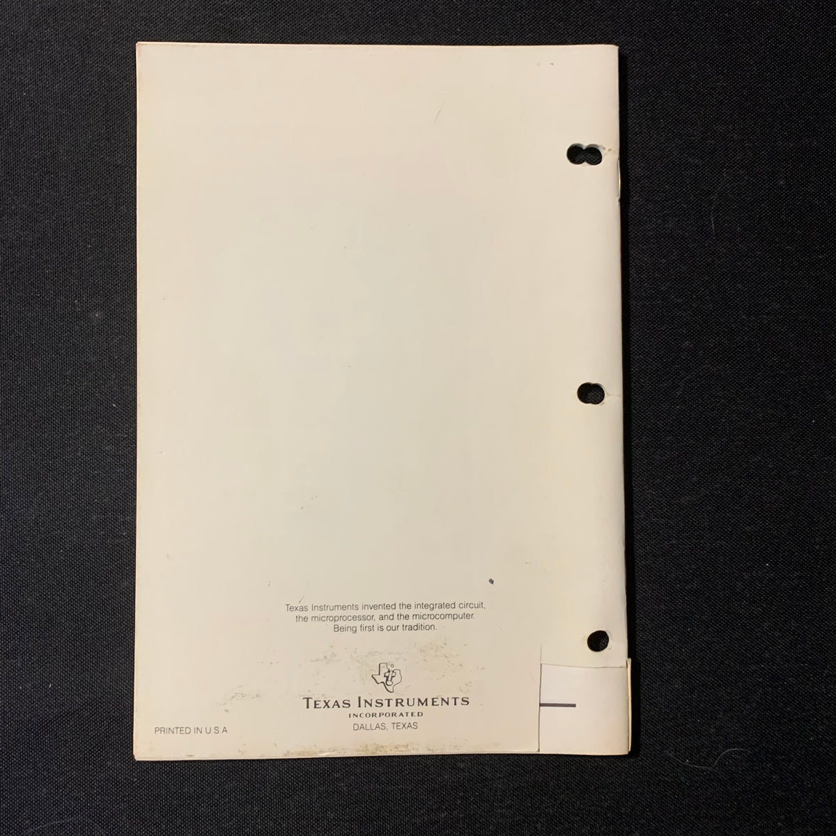 TI 99/4A Alpiner instruction manual only Texas Instruments – The Exile ...