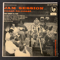 LP Eddie Condon's All Stars 'Jam Session Coast to Coast' (1954) VG+/VG Dixieland jazz record vinyl