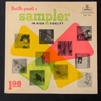 LP Montilla Presents a Sampler In High Fidelity VG+/VG+ Latin Spanish music sampler vinyl