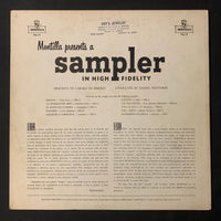 LP Montilla Presents a Sampler In High Fidelity VG+/VG+ Latin Spanish music sampler vinyl