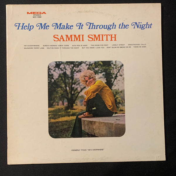LP Sammi Smith 'Help Me Make It Through the Night' (1971) VG/VG country record vinyl