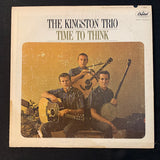 LP Kingston Trio 'Time To Think' (1964) VG/G+ folk music record vinyl