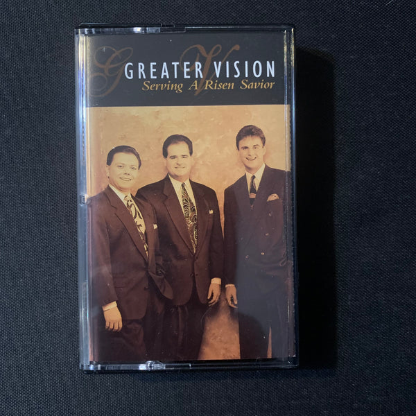 CASSETTE Greater Vision 'Serving a Risen Savior' (1994) Christian gospel