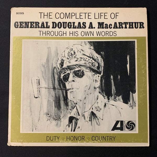 LP General Douglas A. MacArthur 'The Complete Life Of, Through His Own Words' (1964) VG+/VG spoken word