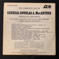 LP General Douglas A. MacArthur 'The Complete Life Of, Through His Own Words' (1964) VG+/VG spoken word