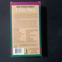 VHS Gaither Hall Of Honor Series Vol. 2 'The Speer Family: A Love Story' (1994) gospel
