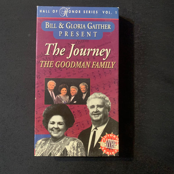 VHS Gaither Hall Of Honor Series 'The Journey: The Goodman Family' (1994) gospel