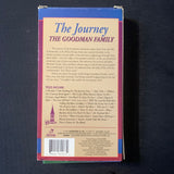 VHS Gaither Hall Of Honor Series 'The Journey: The Goodman Family' (1994) gospel